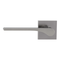 Griffwerk VAYA 261 LEAF LIGHT fast2fix Fast2Fix Rosetten eckig smart2lock L Samtgrau