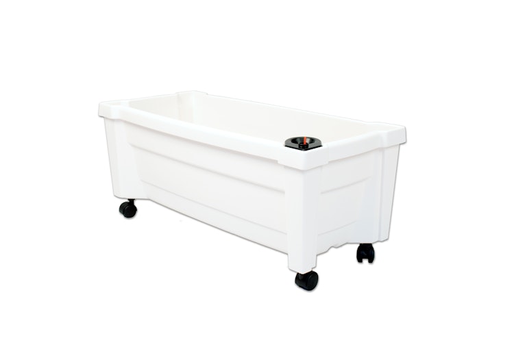 KHW Calypso Pflanzkasten auf Rollen mit Bewässerungssystem + modularem Spalier