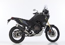 Vorschaubild SHARK SLIP-ON Aluminium eloxiert/Endkappe Edelstahl poliert schwarz DSX-5 für YAMAHA Ténéré 700,Ténéré 700  EURO4 EURO5 EURO5+