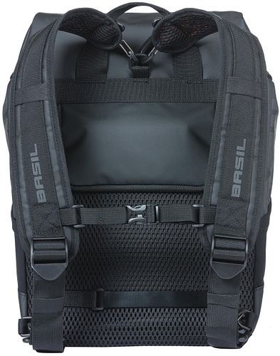 Basil Rucksack Miles 17 l schwarz,orange