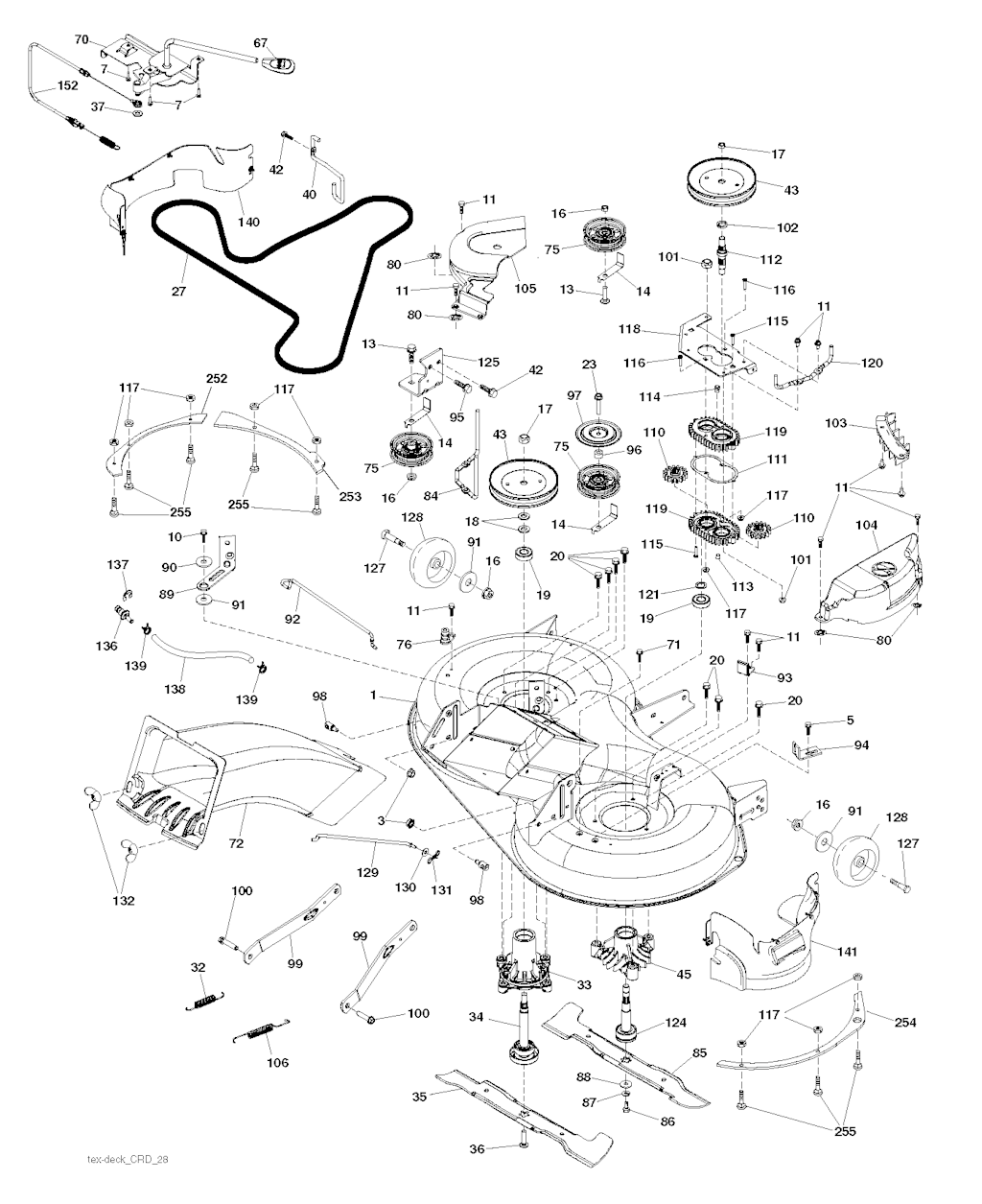 Explosionszeichnung Ersatzteile