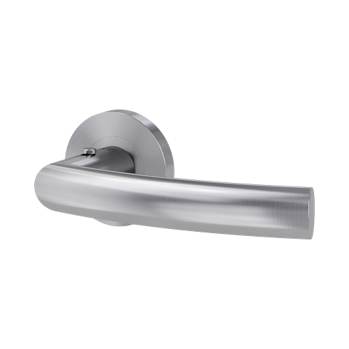 Griffwerk Türgriff smart2lock 2.0 LORITA PROFESSIONAL Schraubtechnik -Edelstahl matt Griffpaar mit Drückerrosetten
