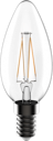 Vorschaubild Shada  LED Filament Glühlampe Kerze C35 E14 4.5W 470LM 2700K hell nicht dimmbar 320°