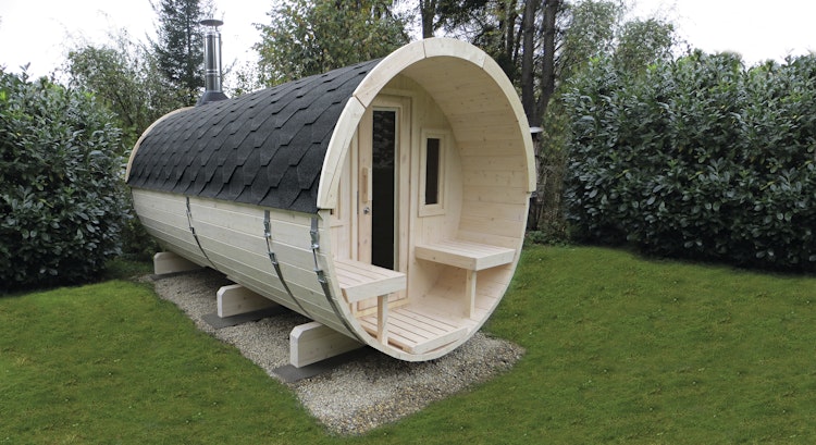 Wolff Finnhaus Saunafass Fasssauna 400 (2-Raum)