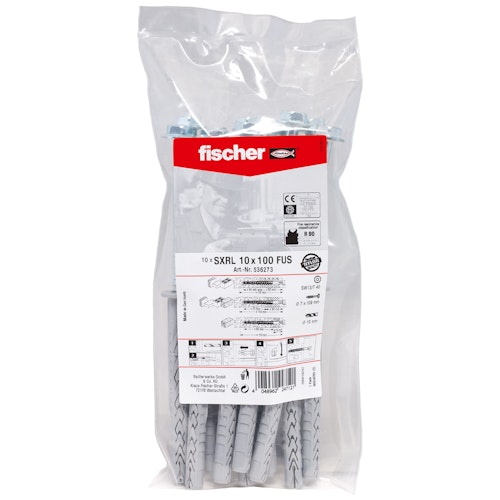 FISCHER Langschaftdübel SXRL 10x100 FUS B (10 St.)