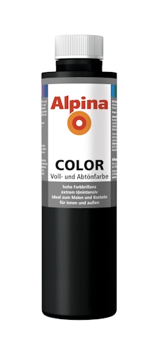 Alpina Color Abtönfarbe "Night Black"