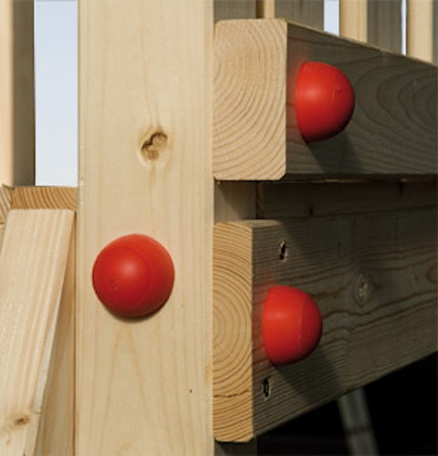 Weka Tabaluga Drachenturm mit Satteldach und Wasserwellenrutsche