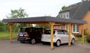 Vorschaubild Skan Holz Wendland - Walmdach Doppelcarport aus Leimholz Breite 630 cm