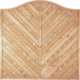 T&J MAXI DIAGONAL KRONE Lamellenzaun 180 x 180/160 cm T&J MAXI DIAGONAL KRONE Lamellenzaun 180 x 180/160 cmZubehörbild