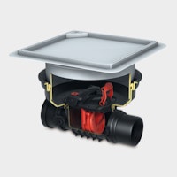 KESSEL - Rückstaueinfachverschluss für Einbau in die Bodenplatte - befließbare Abdeckung