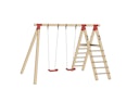 Vorschaubild Weka Tabaluga Kinderspielgerät Abenteuer-Doppelschaukel 816 A mit Podest