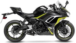 LeoVince Schalldämpfer Komplettanlage mit Katalysator SBK LV-One EVO II für Kawasaki Ninja 650 , Versys 650 und Z650