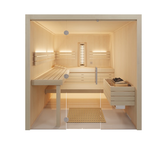 Abverkaufsmodell Infraworld Sauna Gracil Complete 210 - 75 mm Multifunktionssauna inkl. 5-teiligem gratis Zubehörset