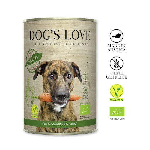 Dog's Love BARF Organics 400g Dose Hundenassfutter