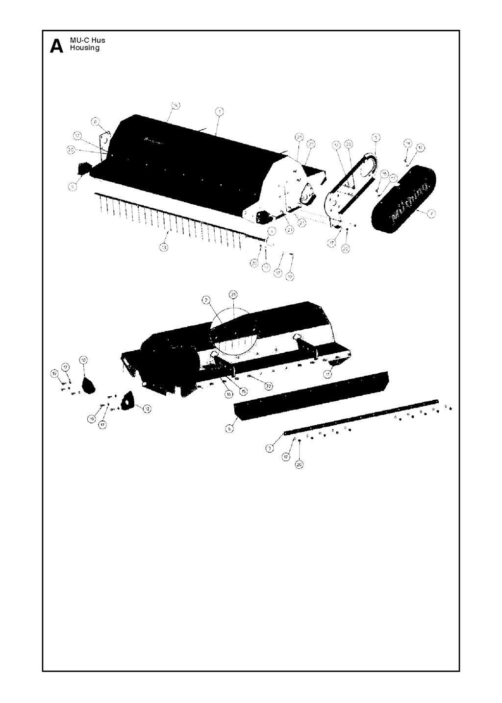 Explosionszeichnung Ersatzteile