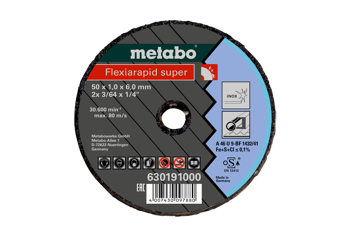 Metabo Kleintrennscheibe 50x2,0x6,0 mm Inox