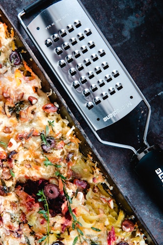 Microplane Reibe Sehr Grob GOURMET Schwarz