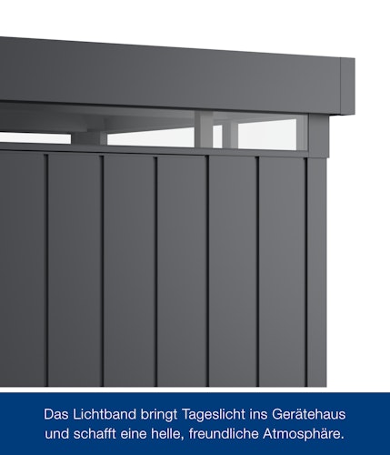 Hörmann Lichtband für Gerätehaus Juno mit Flachdach