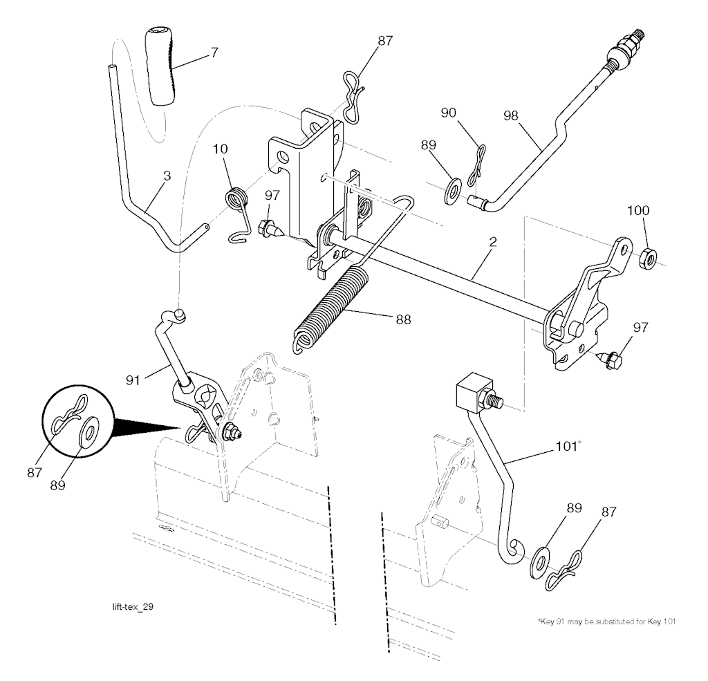 Explosionszeichnung Ersatzteile