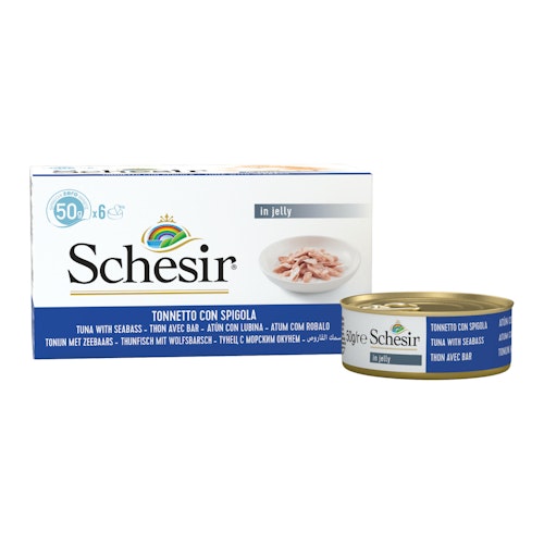 Schesir 6 x 50g Multipack Katzennassfutter
