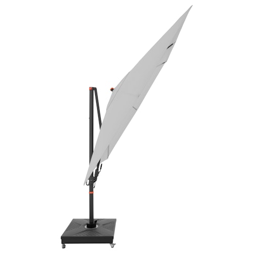 doppler Pendelschirm myZONE 280 x 280, Aluminium Anthrazit / 100 % Polyester 180 g/m²