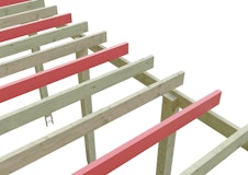 Skan Holz Schneelasterhöhung für Flachdach/Walmdach Carports - LeimholzZubehörbild