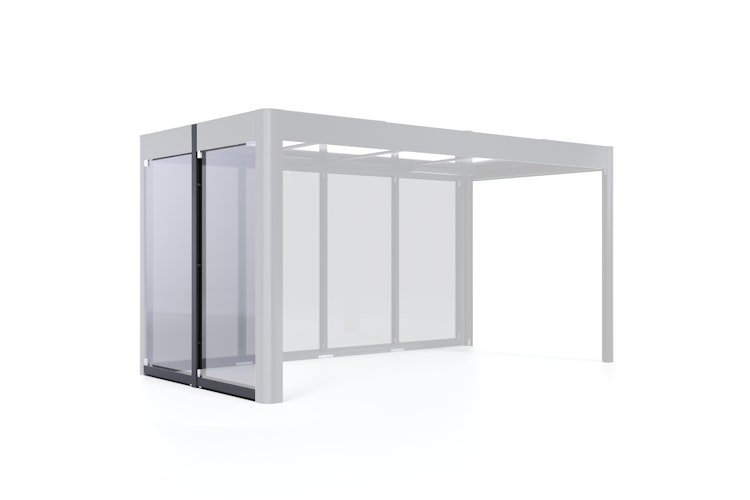 SunElements Wandelement SunCover Modern - 6 mm Acrylglas getönt