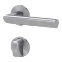 Vorschaubild Griffwerk VAYA 137 TRI fast2fix tFast2Fix GK3 Rosetten rund WC Edelstahl matt