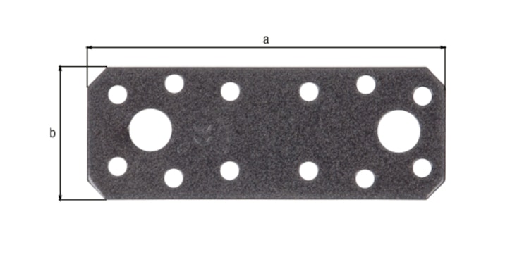Alberts® DURAVIS® Flachverbinder 96x35x2,5mm