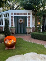 Badeko Feuerkugel ,,Aurora“ in Edelrostoptik