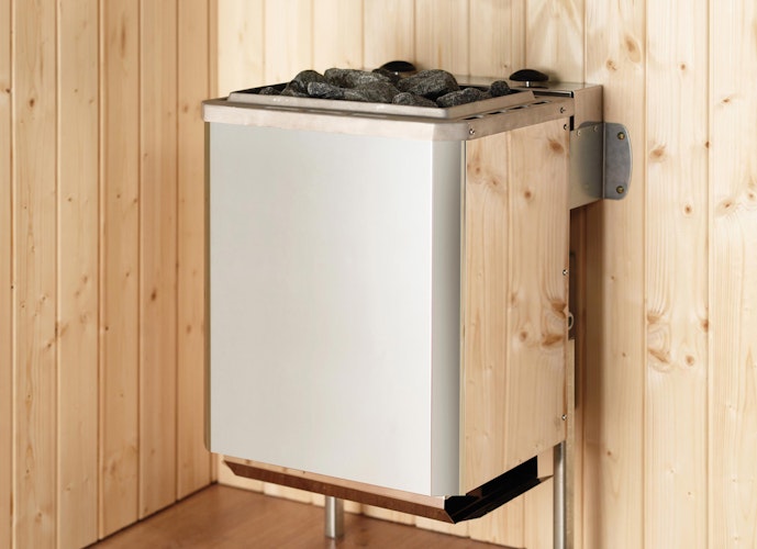 Weka Design Saunahaus Elva mit Thermoholz - 28/42 mm