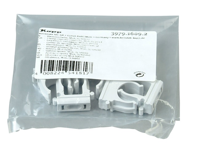 Kopp Klemmschelle für Isolierrohr M32, grau