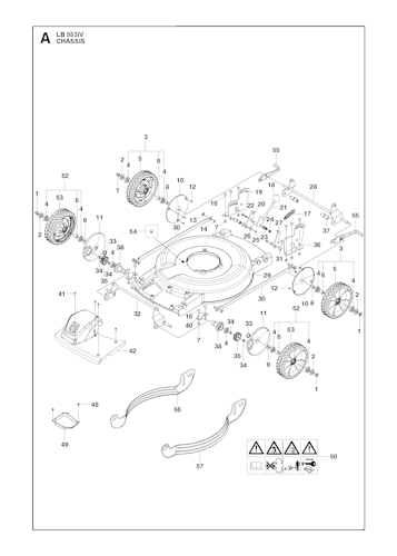 Husqvarna Rasenmäher gelegentliche Nutzung 970525701 LB 553iV