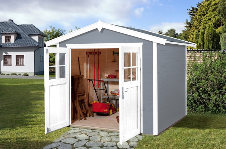 Weka Gartenhaus 224 inkl. Doppeltür - 21 mm