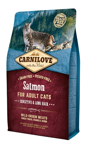 CARNILOVE Sensitive & Long Hair Salmon Katzentrockenfutter