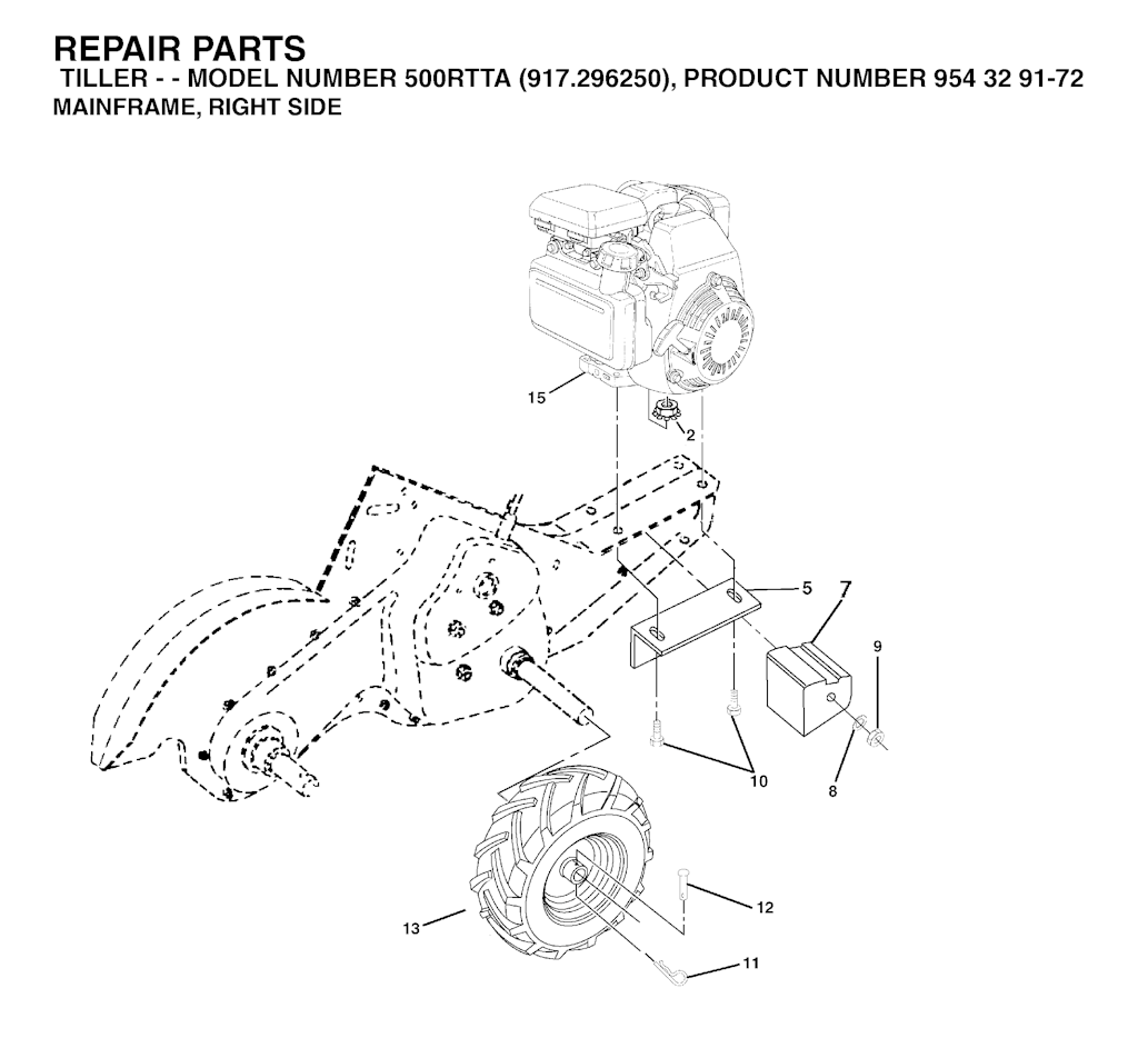 Explosionszeichnung Ersatzteile