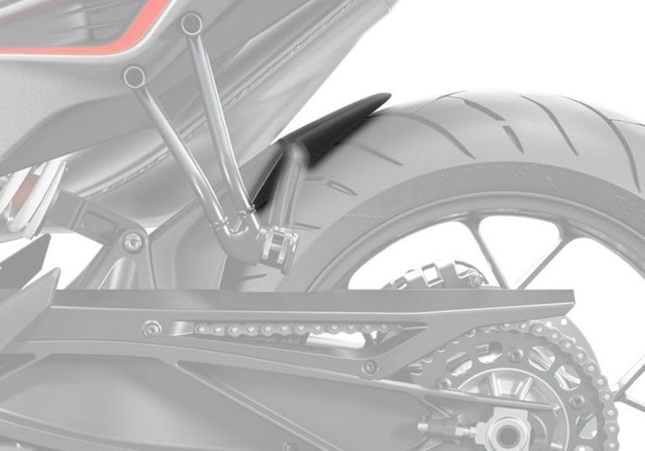 BODYSTYLE Hinterradabdeckungsverlängerung ABS Kunststoff schwarz-matt für KTM 790 Duke, 890 Duke, 890 Duke GP, 890 Duke R