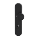 Vorschaubild Griffwerk Kombischutzbeschlag TITANO_882 ES1 72mm Zylinderabdeckung Tür 38-50mm Graphitschwarz