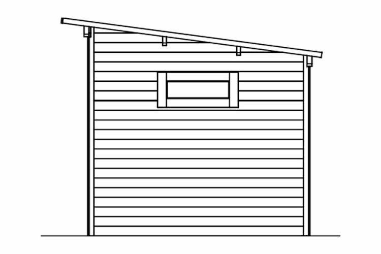 Skan Holz Unterstand / Outdoorküche Vimmerby - 19 mm