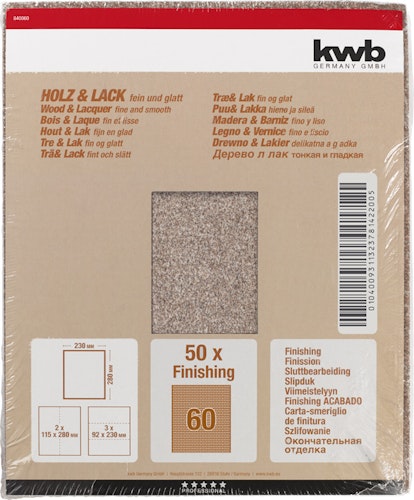 kwb Schleifbogen Finishing K  60 840060