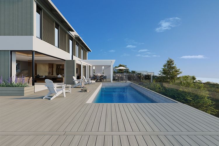 NewTechWood WPC Fassadenverkleidung Castellation Pro 35  BSK D 33 x 215 mm