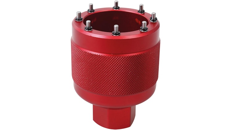 Bikeservice Gabelkappenschlüssel 42 mm, für ÖHLINS Gabel, 8-Zapfen