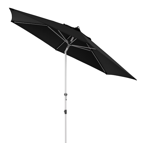 doppler Mittelmastschirm EXPERT 320 Auto-Tilt, Aluminium Silber / 100 % Polyester 180 g/m²