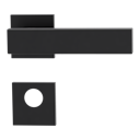 Vorschaubild Griffwerk VAYA 200 CUBICO fast2fix Fast2Fix Rosetten eckig Rundzylinder Graphitschwarz