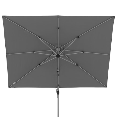 doppler Pendelschirm ACTIVE 350 x 260, Aluminium Grau / 100 % Polyester 200 g/m²