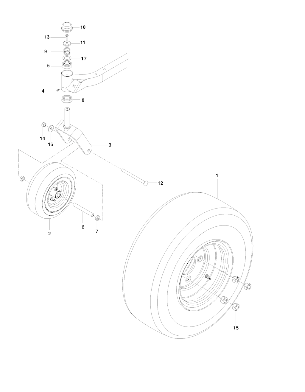 Explosionszeichnung Ersatzteile