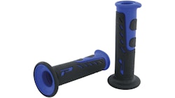 Progrip Griffgummi 725 Blau / Schwarz Offen Paar Ø22/25mm Länge 122mm