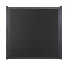 GroJa Viento Designzaun  Sondermaß Element mit Rahmen Anthrazit