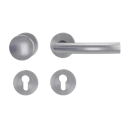 Vorschaubild Griffwerk LORITA PROFESSIONAL Schraubtechnik GK4 -Edelstahl matt  Rosettengarnitur -Schraubt. -Knopf R2 -WR -TS 40-45mm