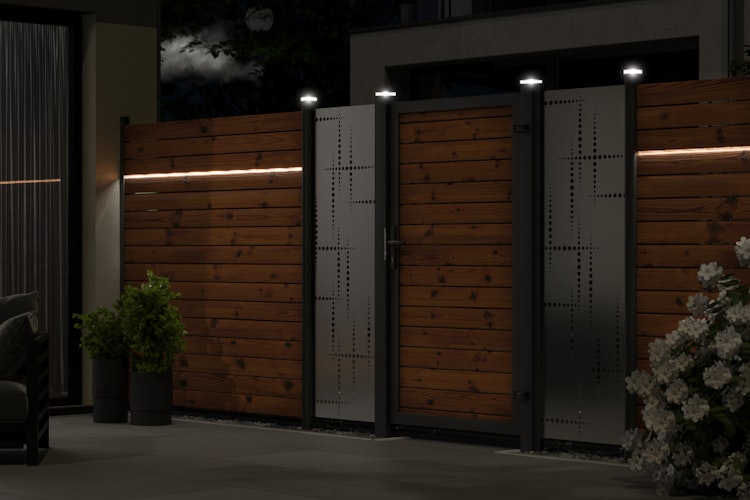 TraumGarten System Licht Pfostenkappe für Basic-Pfosten 8 x 8 x 2 cm